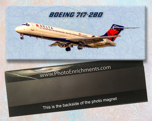 Delta Air Lines Boeing 717-2BD Fridge Magnet (PMT1602)