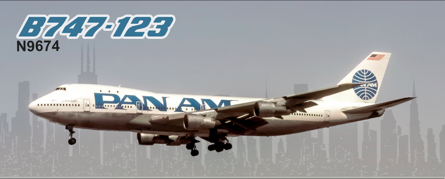 Pan Am Airlines Boeing 747 Fridge Magnet (PMT1638)