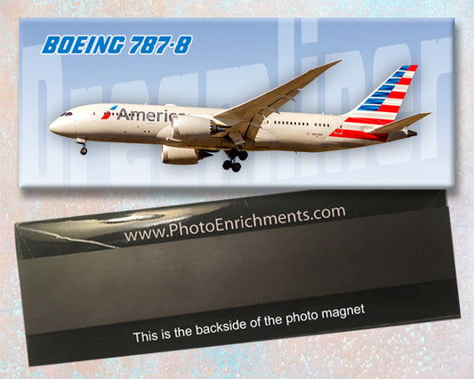 American Airlines Boeing 787-8 Dreamliner Fridge Magnet (PMT1639)