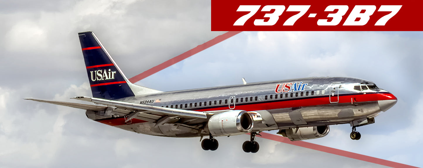 USAir Airlines Boeing 737-3B7 Fridge Magnet (PMT1662)