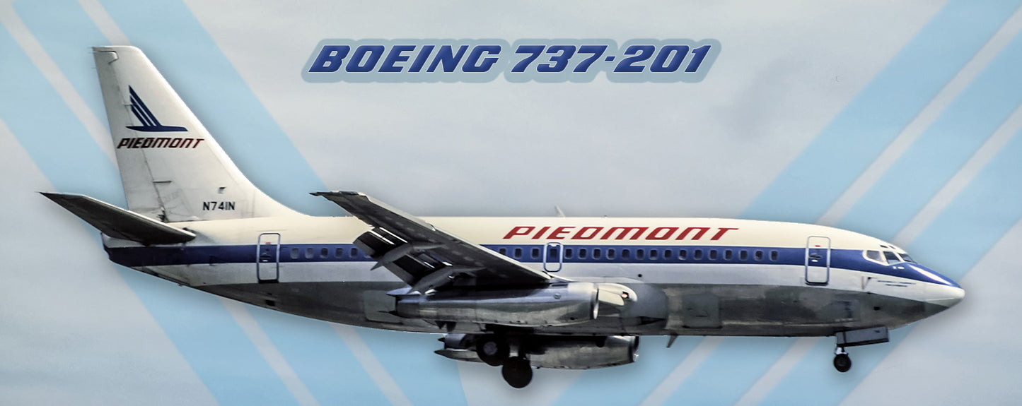 Piedmont Airlines Boeing 737-201 Fridge Magnet (PMT1683)