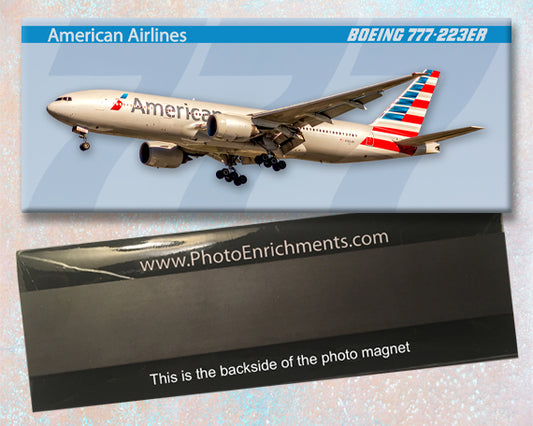 American Airlines Boeing 777-223 Fridge Magnet (PMT1687)