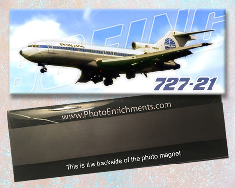 Pan Am Airlines N356PA Boeing 727-21 Fridge Magnet (PMT1716)