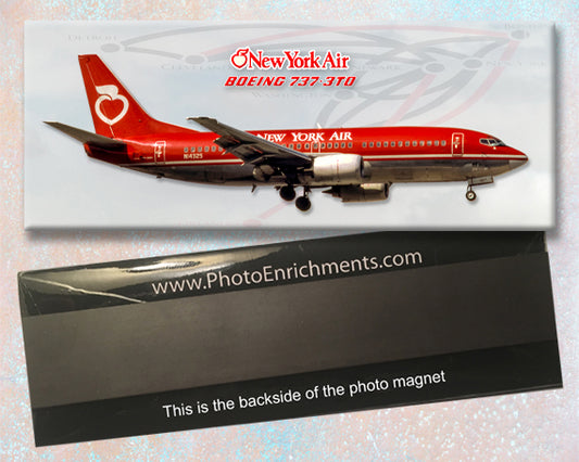 New York Air Boeing 737-3T0 Fridge Magnet (PMT1735)