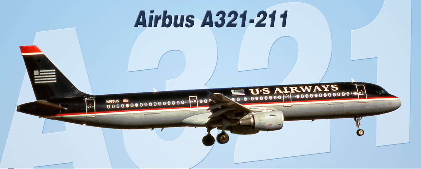 USAirways Airlines Airbus A321-211 Fridge Magnet (PMT1762)