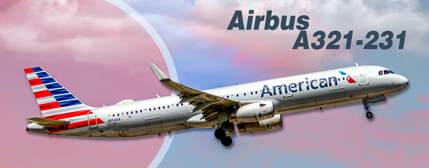 American Airlines Airbus A321-231 Fridge Magnet (PMT1763)