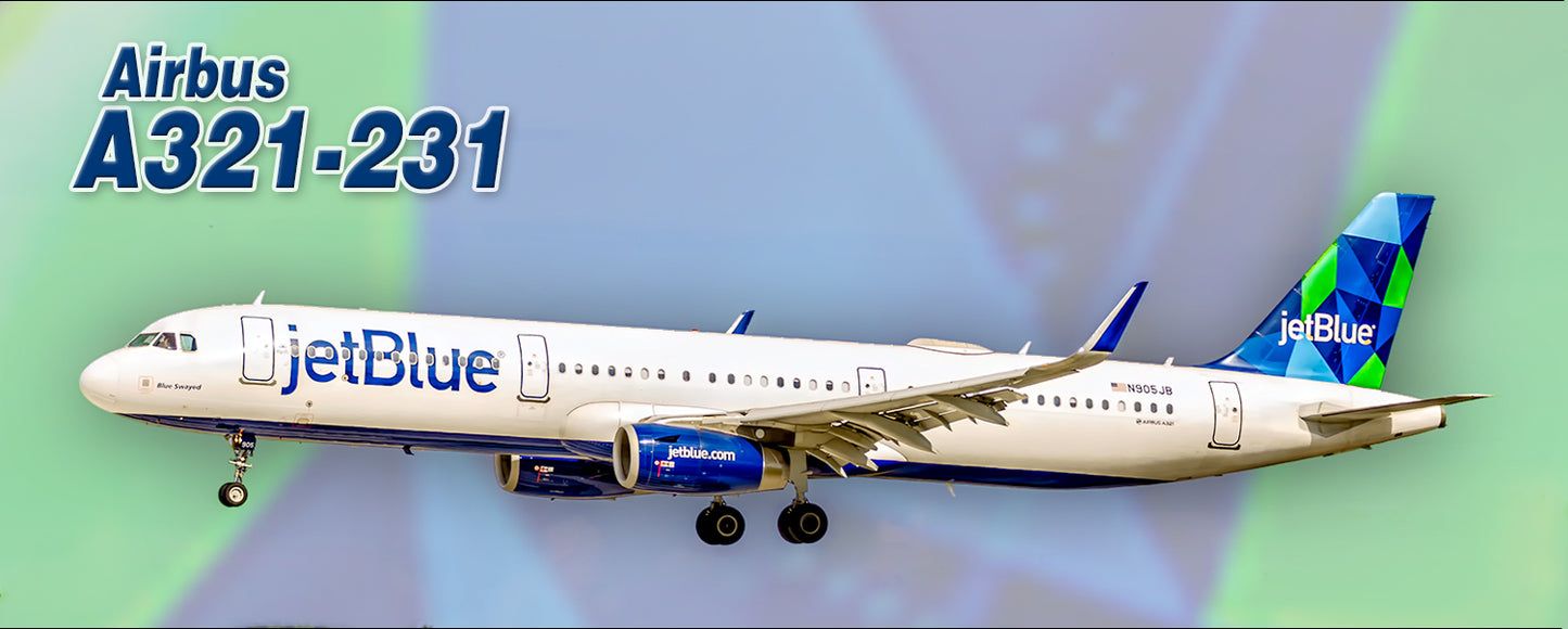 JetBlue Airways Airbus A321-231 Fridge Magnet (PMT1767)