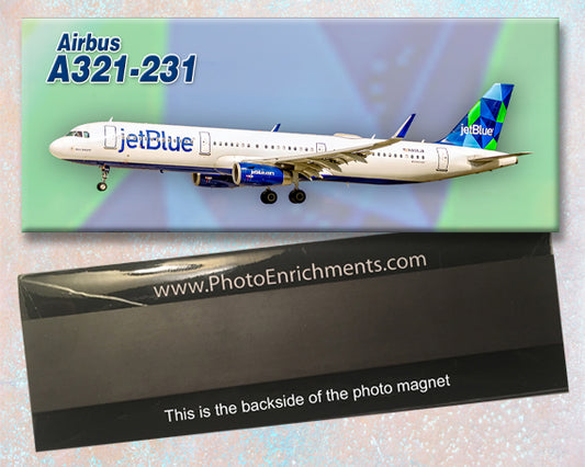 JetBlue Airways Airbus A321-231 Fridge Magnet (PMT1767)