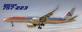 American Airlines, Boeing 757-223, Fridge Magnet  (PMT1785)