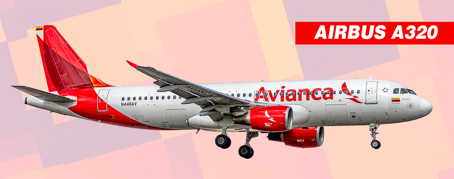 Avianca Airlines Airbus A320 Fridge Magnet (PMT1804)