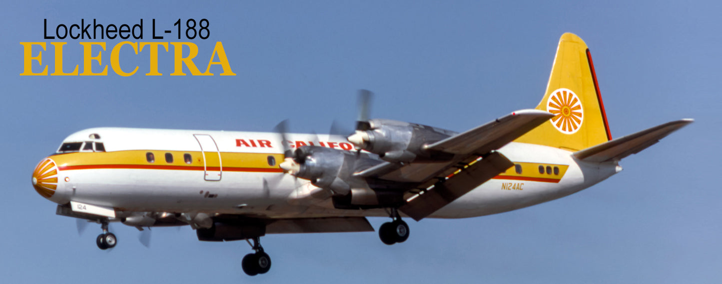 Air California Lockheed L-188 Electra Fridge Magnet (PMT1819)