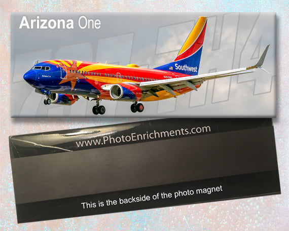 Southwest Airlines Arizona One 2014 Colors Fridge Magnet (PMT1825)