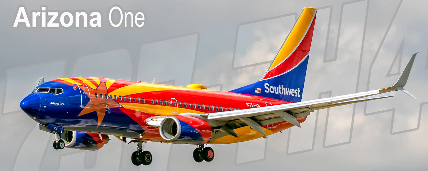 Southwest Airlines Arizona One 2014 Colors Fridge Magnet (PMT1825)