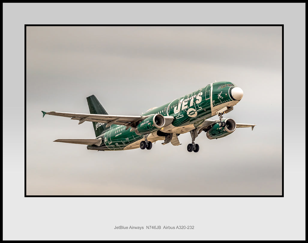 JetBlue Airways N746JB Airbus A320-232 Color Photograph (T241RAJM11X14)