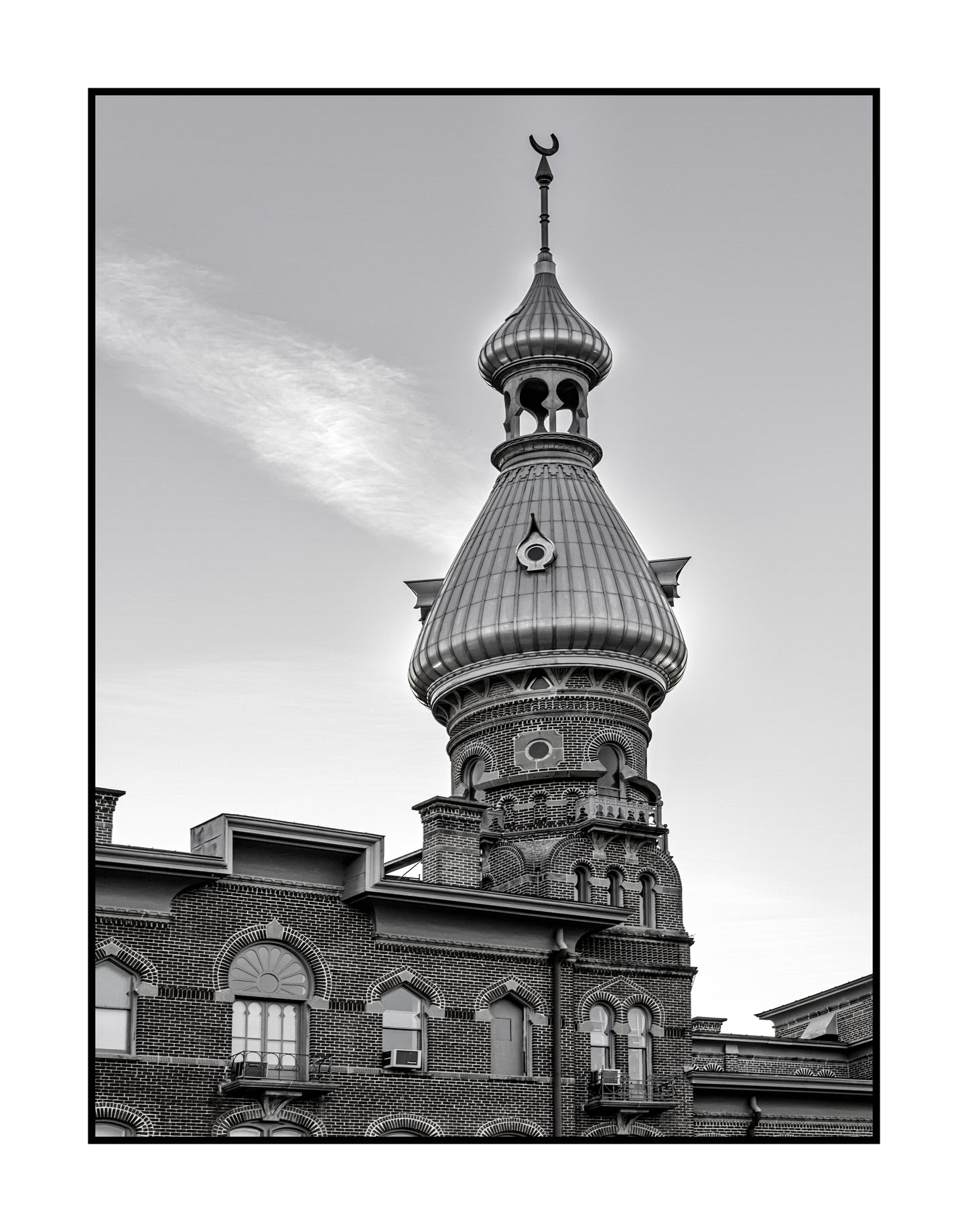 "Reach For The Sky Tampa" Black & White Photograph (TPA20150527000511X14)