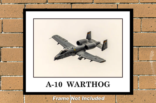 US Air Force A-10 Warthog Color Photograph (ZG001LGJM11X14)