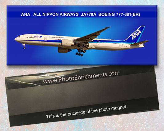ANA All Nippon Airways Boeing 777-381(ER) Fridge Magnet (PMT1750)