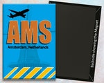 AMS Amsterdam Airport Code Fridge Magnet (ACM1002)