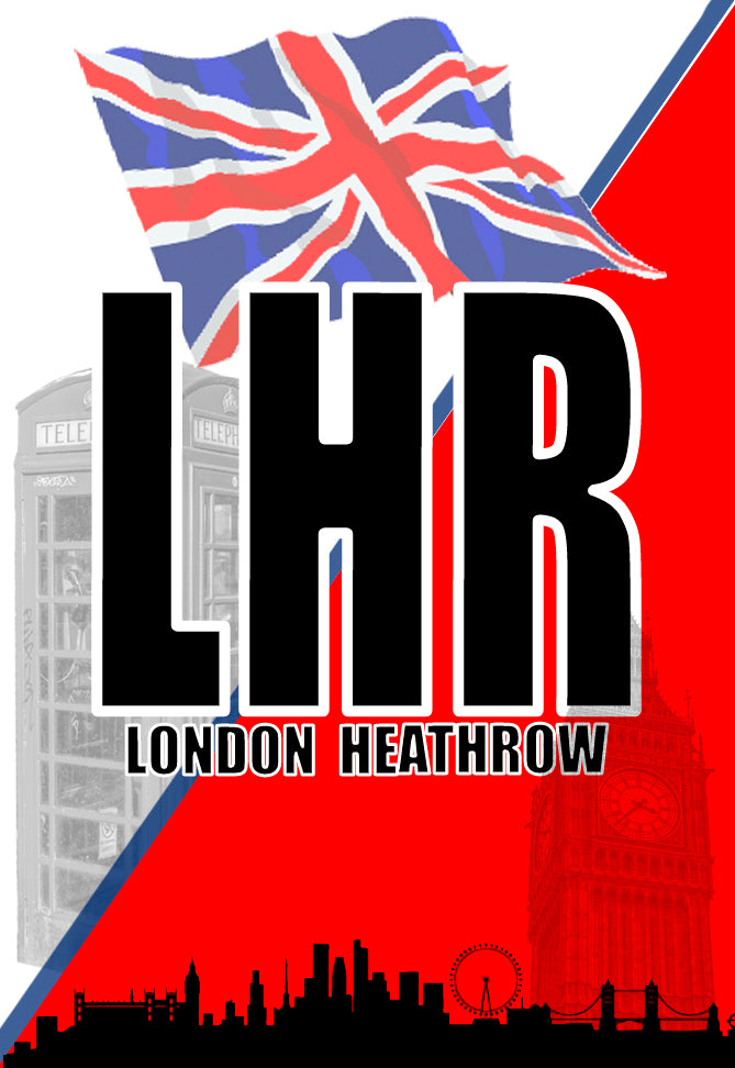 LHR London Airport Code Fridge Magnet (ACM1003)