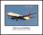Delta Air Lines Boeing 737 Color Photograph (APPL10014)