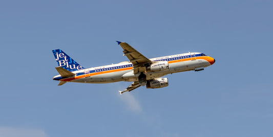 JetBlue Airways Retro Jet Airbus A320-232 Color Photograph (APPM10022)