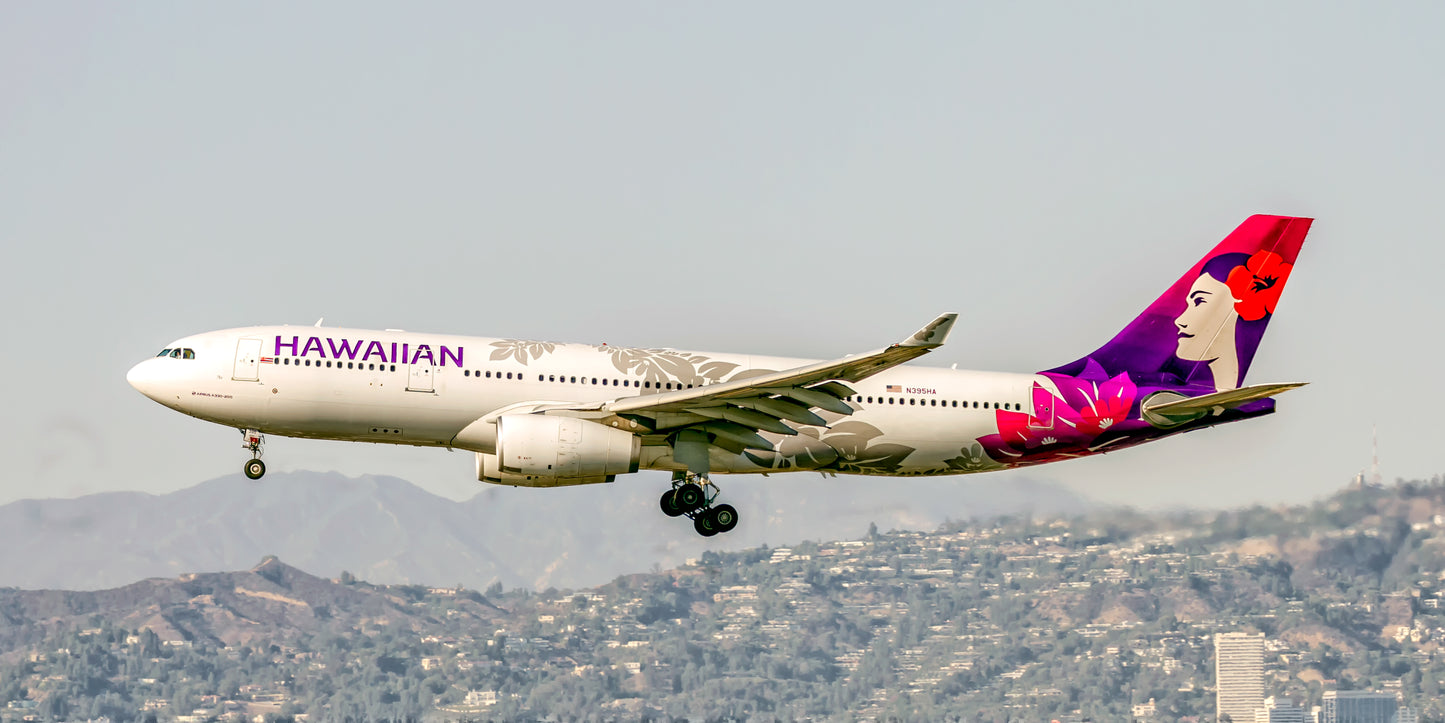 Hawaiian Airlines Airbus A330-243 Color Photograph (APPM10104)