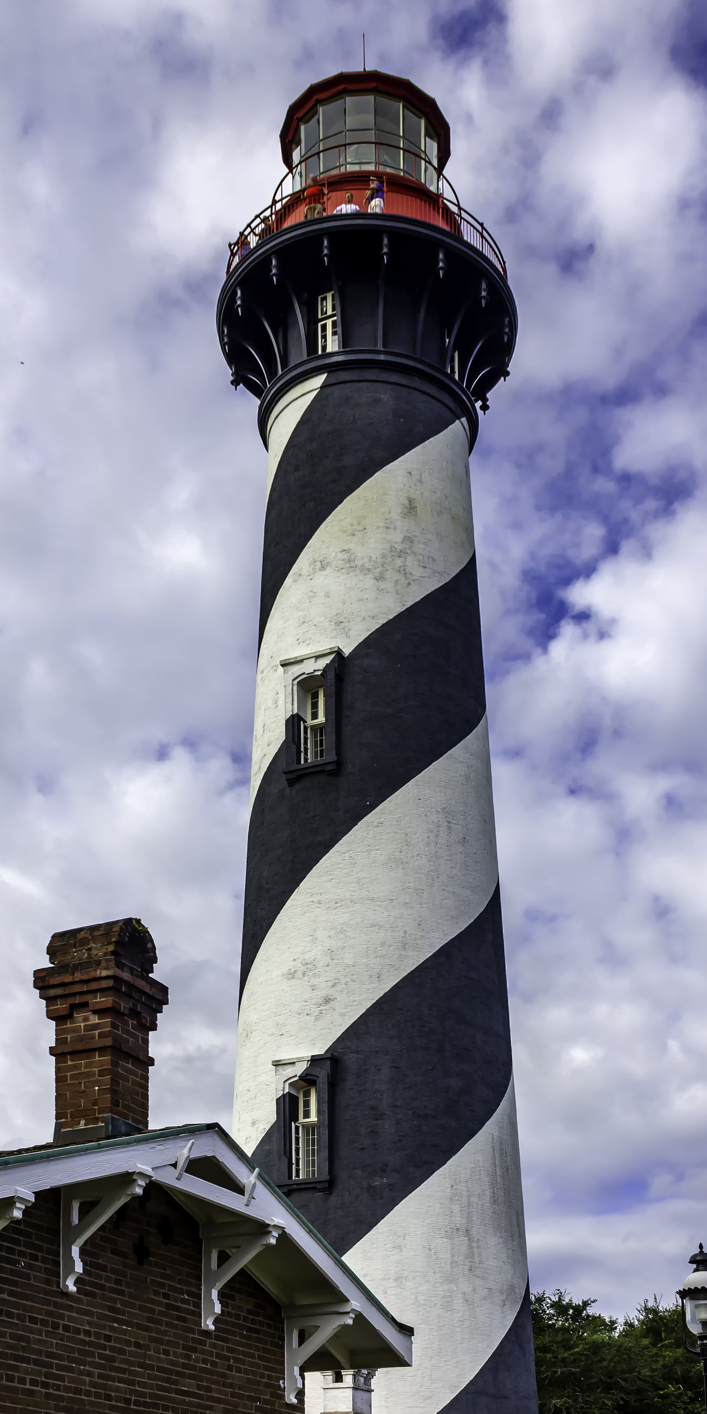St Augustine Florida color lighthouse photograph