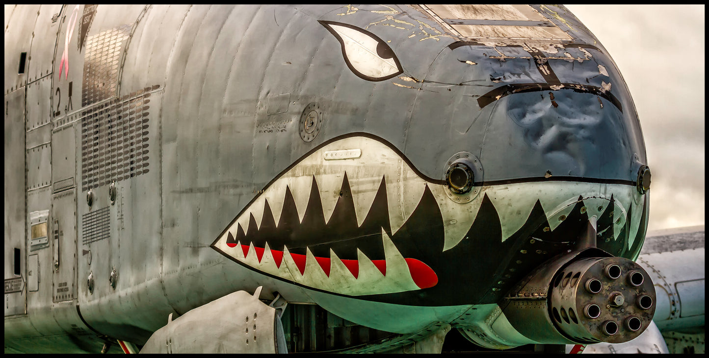 A-10 fighter et color military photograph