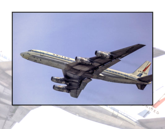 United Airlines Douglas DC-8-52 Color Photograph (B050LAJA11X14)
