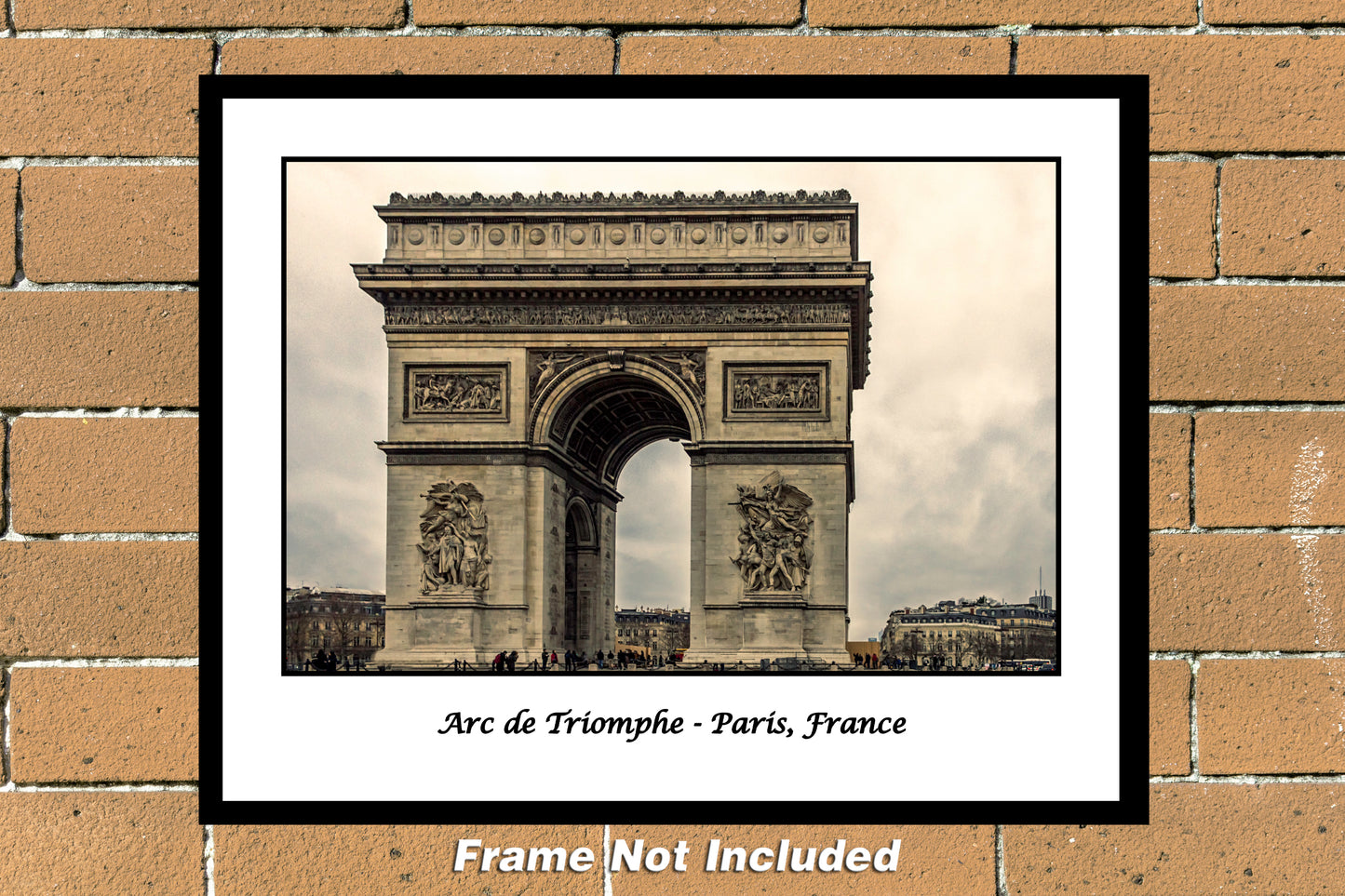 Arc de Triomphe Paris France Color Photograph (CDG171224021311x14)