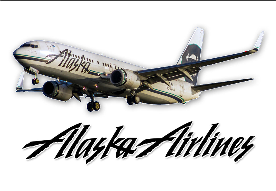 Alaska Airlines Logo Fridge Magnet (LM14027)