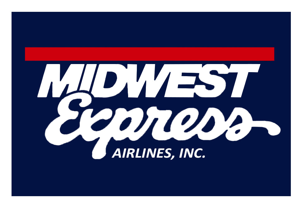 Midwest Express Airlines Logo Fridge Magnet (LM14059)