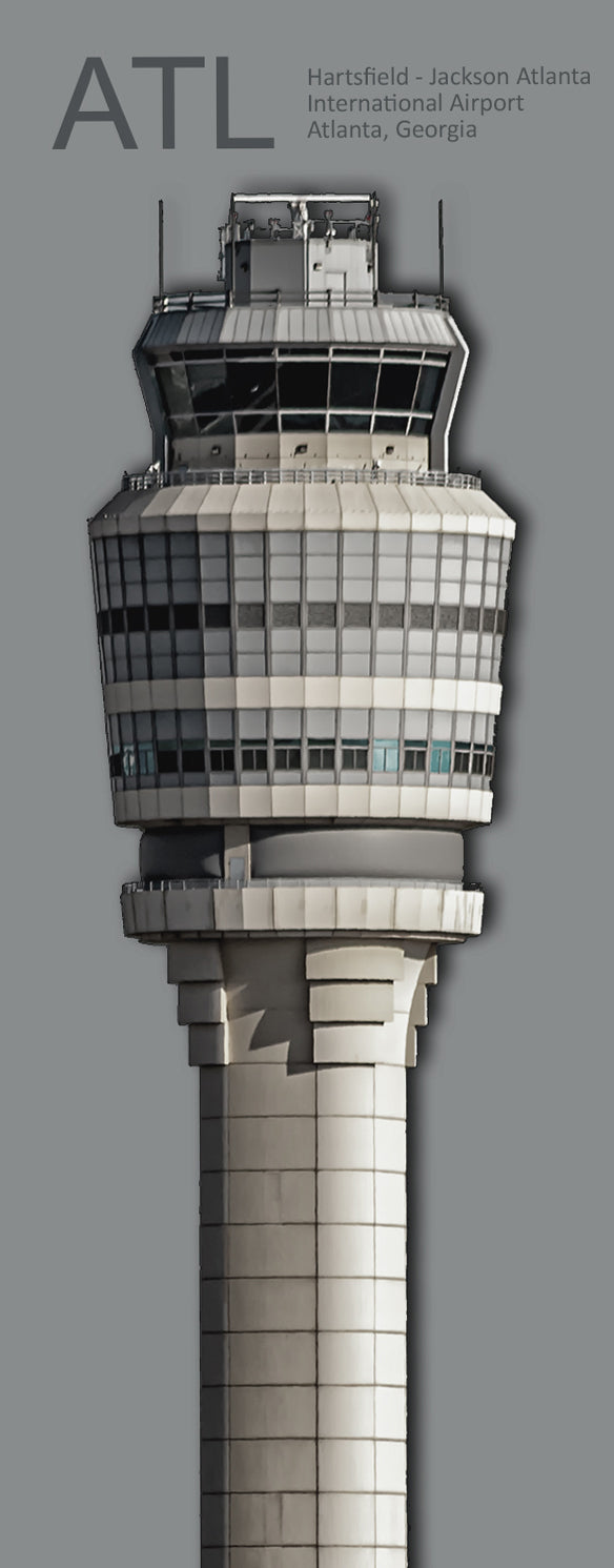 ATL Hartsfield-Jackson Int'l Airport Tower Fridge Magnet (PMA9000)