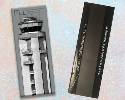 FLL Fort Lauderdale Int'l Airport Tower Fridge Magnet (PMA9005)