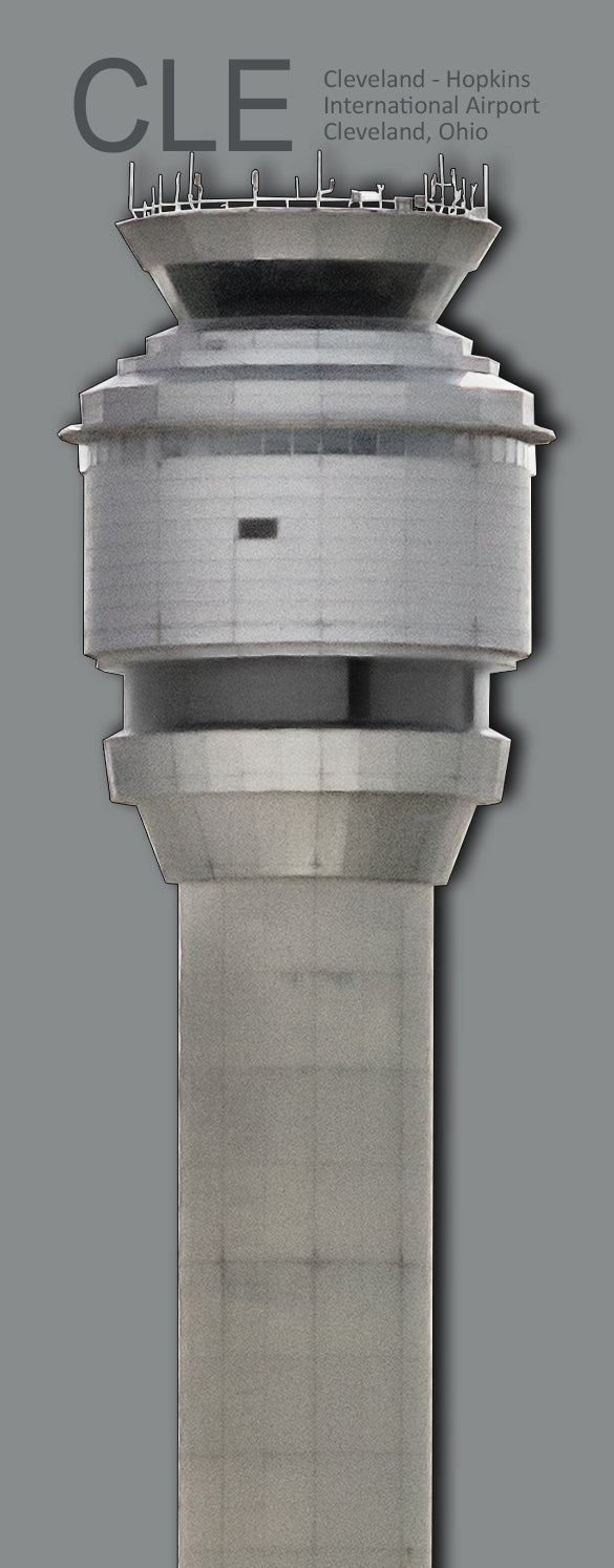 CLE Cleveland Airport Control Tower 3 Fridge Magnet (PMA9010)