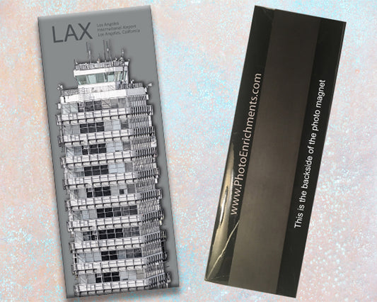 LAX Los Angeles Airport (Retired) Tower Fridge Magnet (PMA9015)