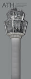 ATH Athens Int'l Airport Tower Fridge Magnet (PMA9020)