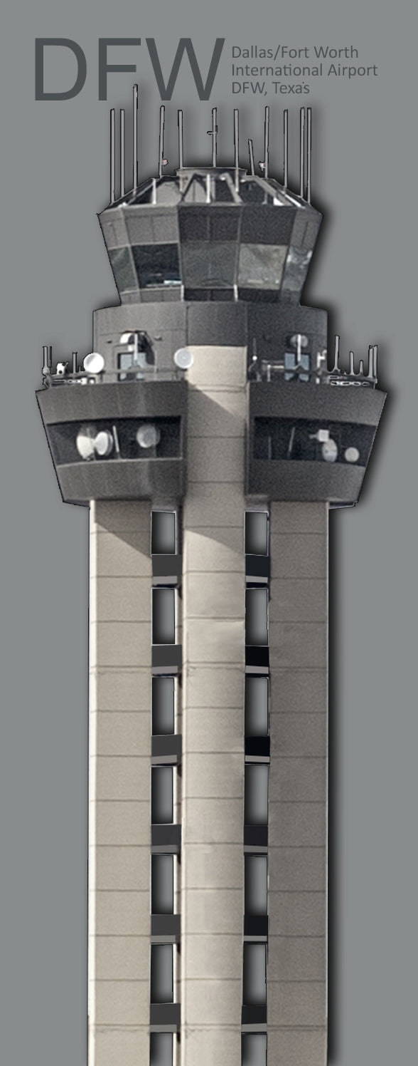 DFW International Airport Tower Fridge Magnet (PMA9023)
