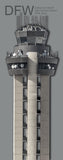DFW International Airport Tower Fridge Magnet (PMA9023)
