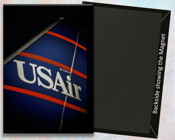 USAir Boeing 737 Tail Logo Fridge Magnet (PMCT4004)