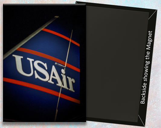 USAir Boeing 737 Tail Logo Fridge Magnet (PMCT4004)