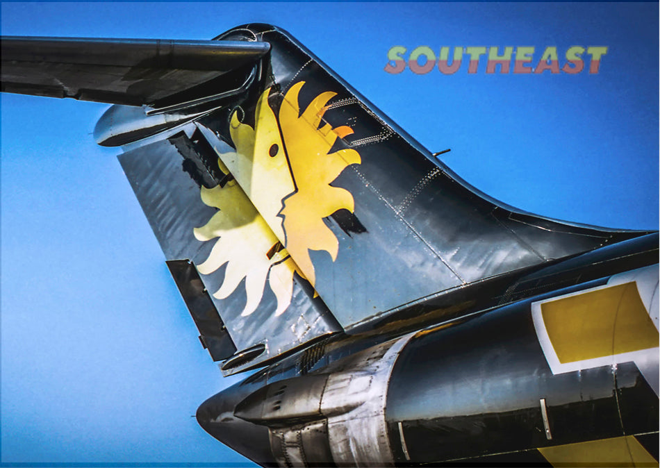 Southeast Airlines DC-9 Tail Logo Fridge Magnet (PMCT4012)