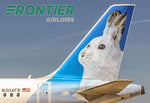 Frontier Airlines Tail Jack the Rabbit Fridge Magnet (PMCT4025)