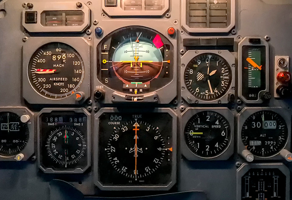 L-1011 Captain Cockpit Panel Fridge Magnet (PMCT4029)