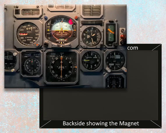 L-1011 Captain Cockpit Panel Fridge Magnet (PMCT4029)