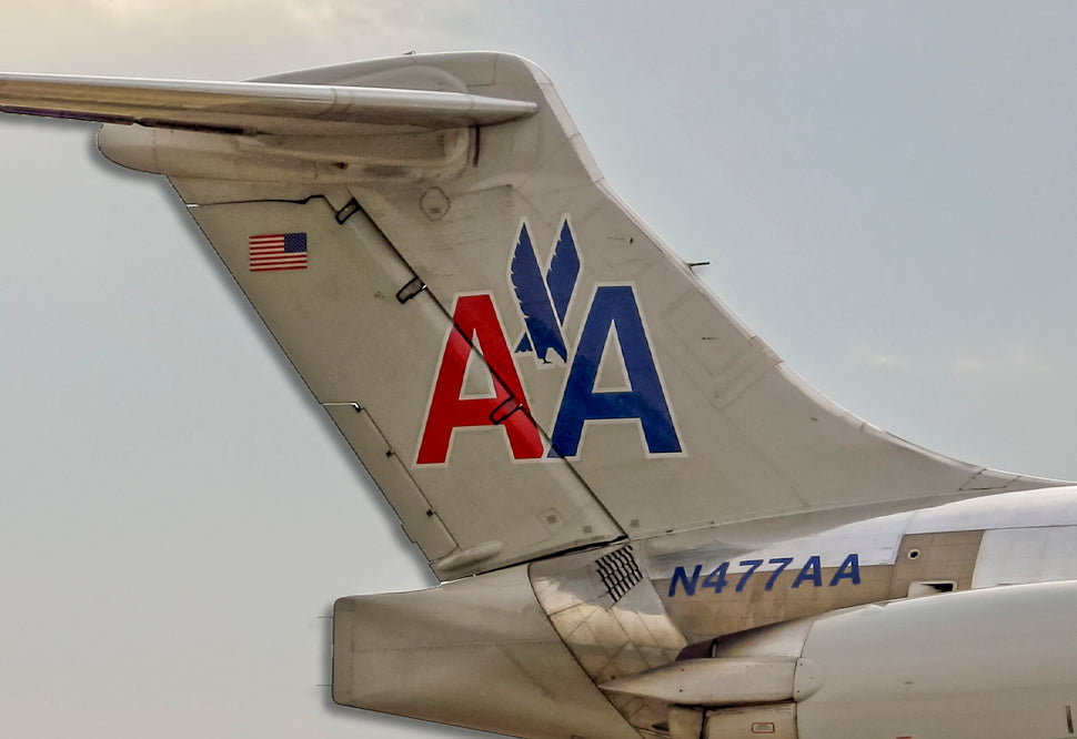 American Airlines MD-80 Tail Logo Fridge Magnet (PMCT4036)