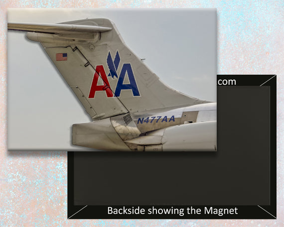 American Airlines MD-80 Tail Logo Fridge Magnet (PMCT4036)