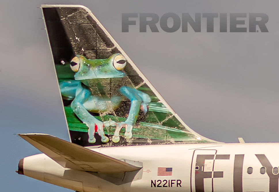 Frontier Airlines Bugsy The Tree Frog Tail Logo Fridge Magnet (PMCT4037)