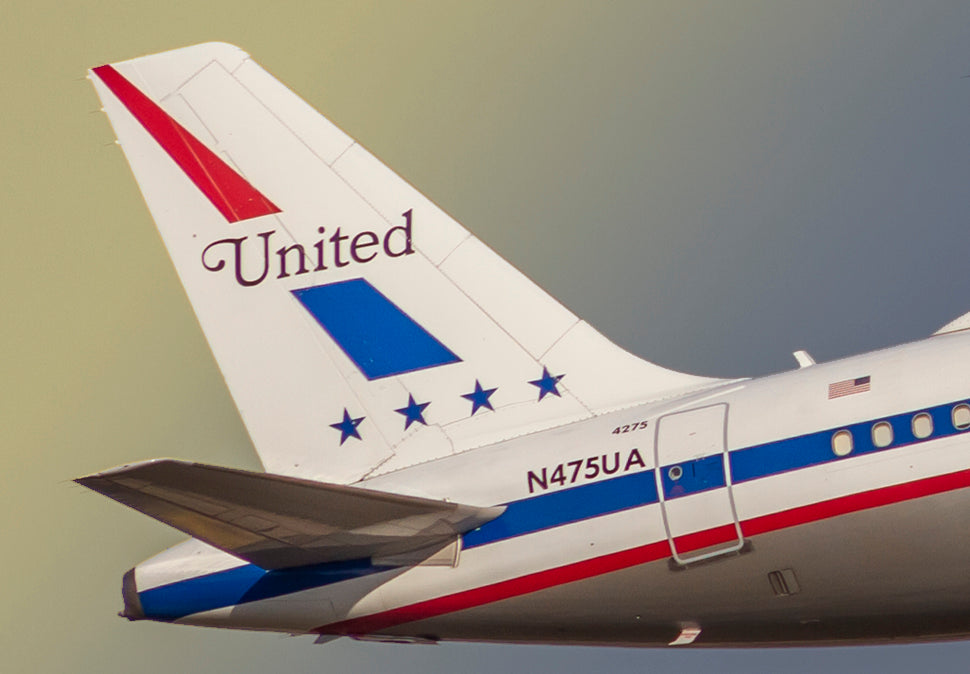 United Airbus A320 Tail Logo Fridge Magnet (PMCT4040)