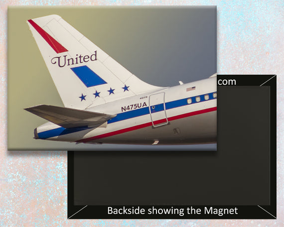 United Airbus A320 Tail Logo Fridge Magnet (PMCT4040)